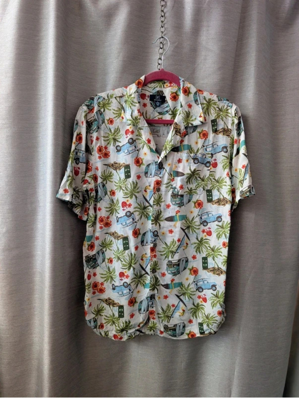 Tropical Hawaiian Tiki Men's Summer Shirt S